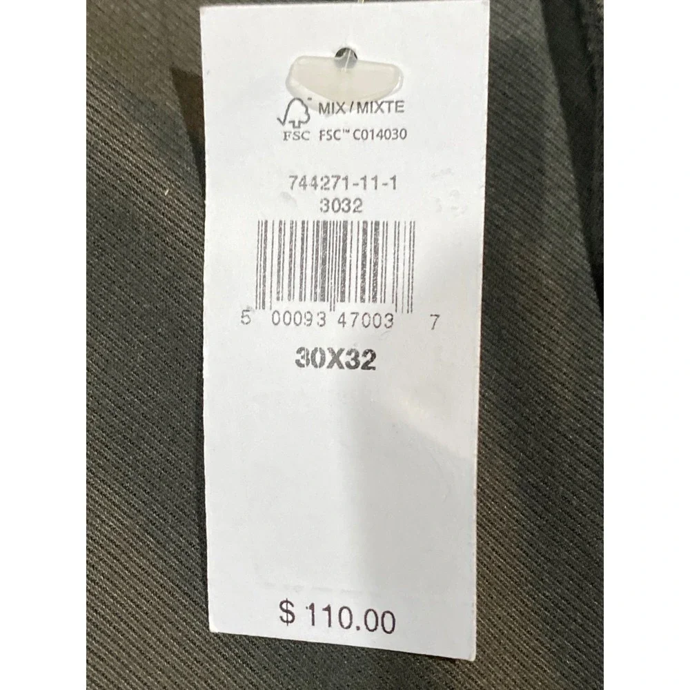 Banana Republic Traveler Pants Mens 30x32 Slim Fit Olive Green Twill NWT $110